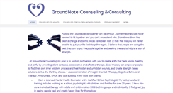 Desktop Screenshot of groundnotecounseling.com